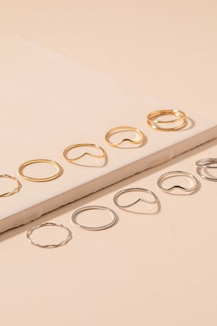 Set of 5 Stackable Rings