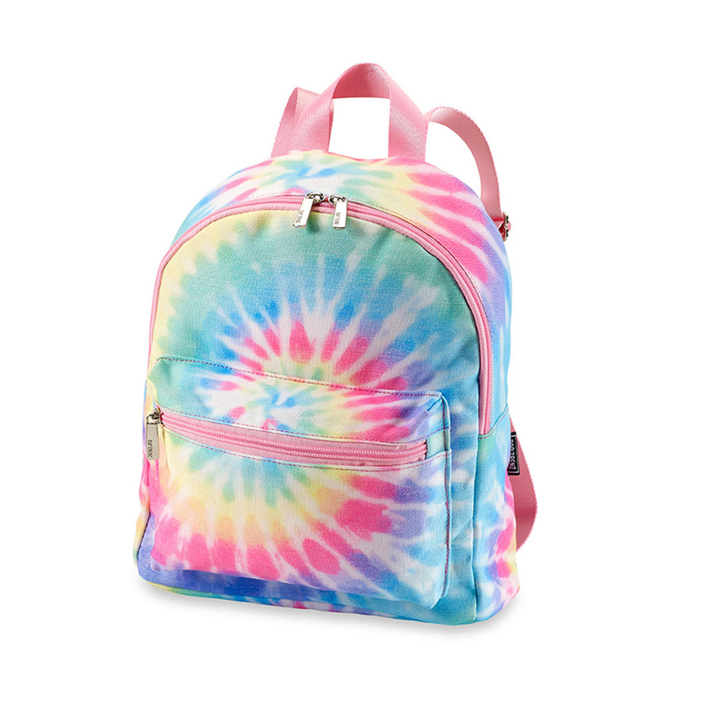 Pastel Delight Tie-Dye Canvas Mini Backpack