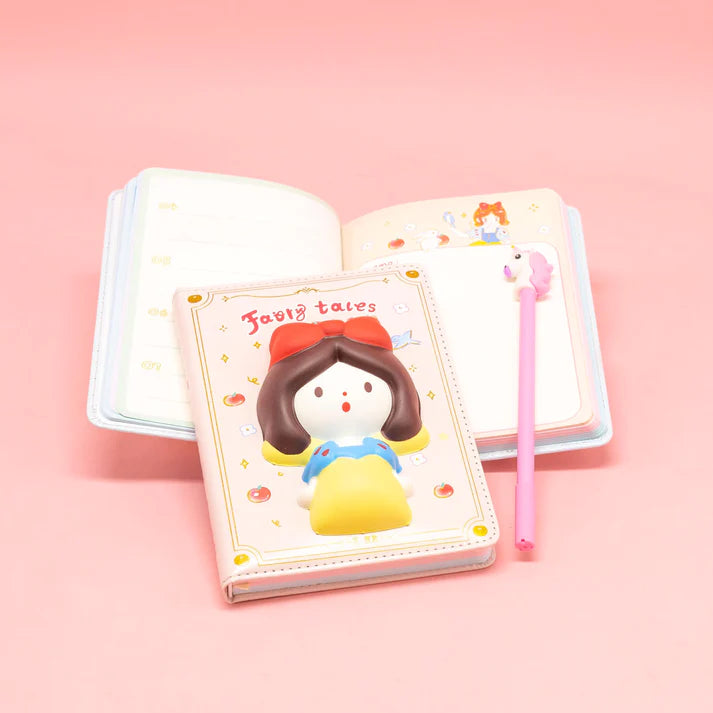 Cute Squishy Hardcover Notebook Fairytale Red Bow