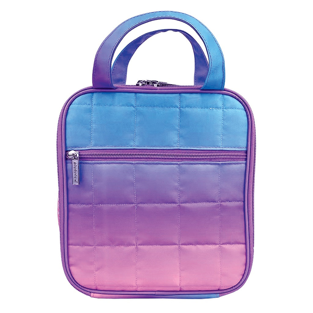 Purple Ombre Quilted Lunch Bag