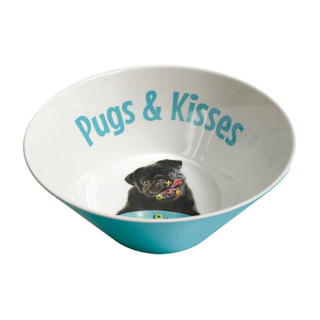 Pugs and Kisses Bowl