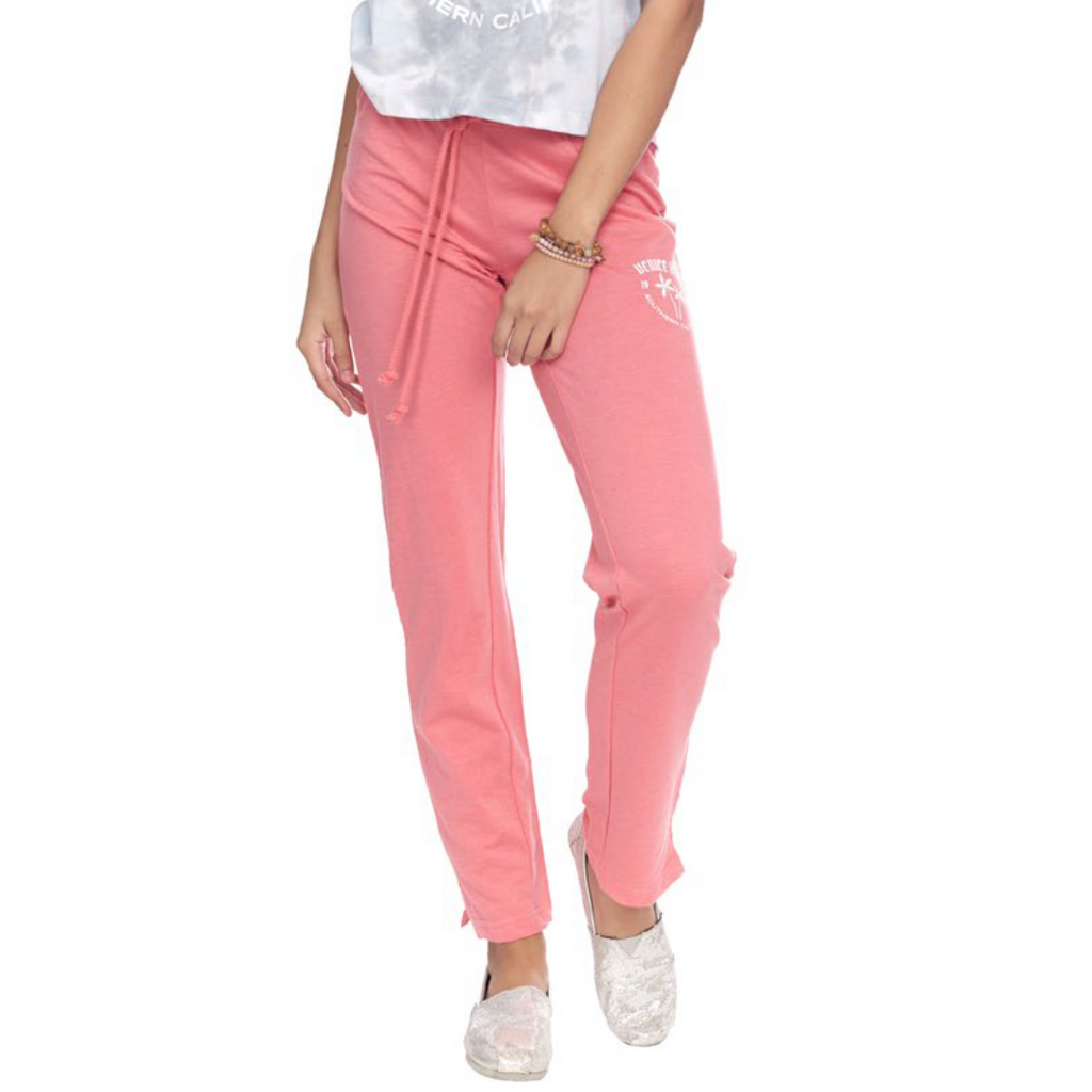 French Terry Long Pants - CORAL