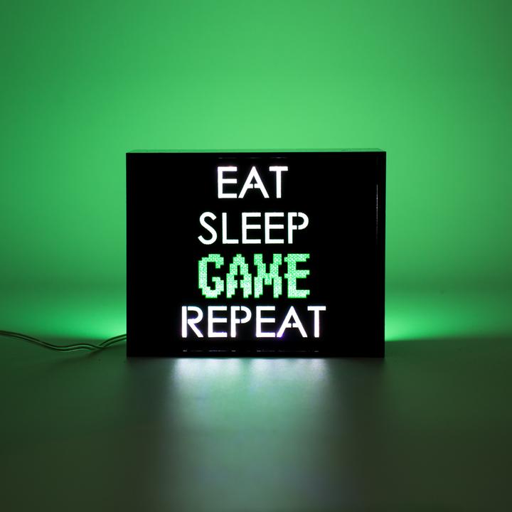 GAME REPEAT MINI ACRYLIC BOX LED
