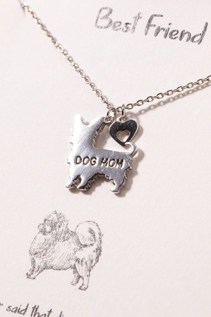 Dog Shaped Charm Necklace