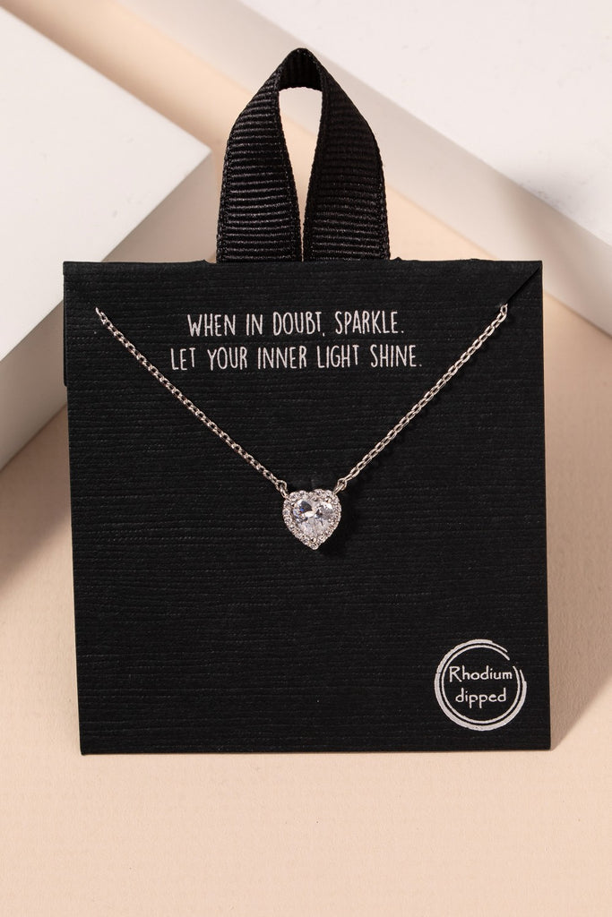 Heart Shaped Charm Necklace