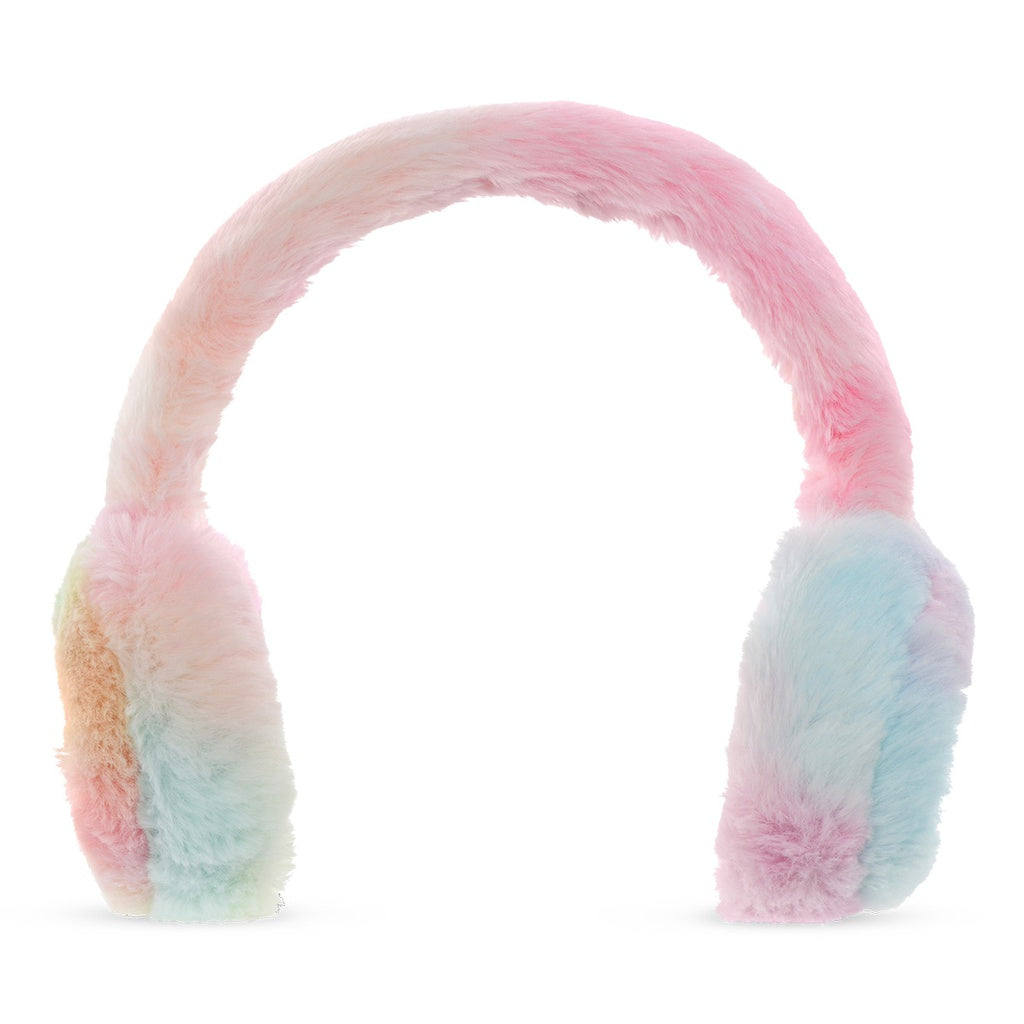 Tie Dye Furry Wireless Headphones