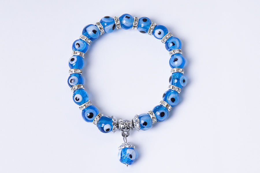 Evil Eye Bracelet - Light Blue