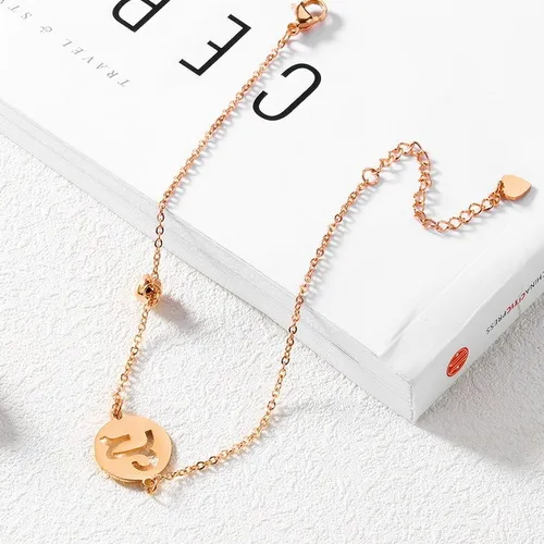 Zodiac Anklets - Rose Gold Plated
