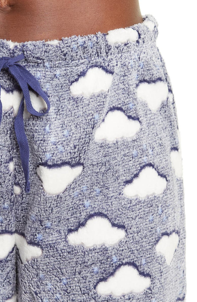 Winter Wonderland Hacci Long Sleeve Top & Plush Fleece Pants 2-Piece Pajama Set