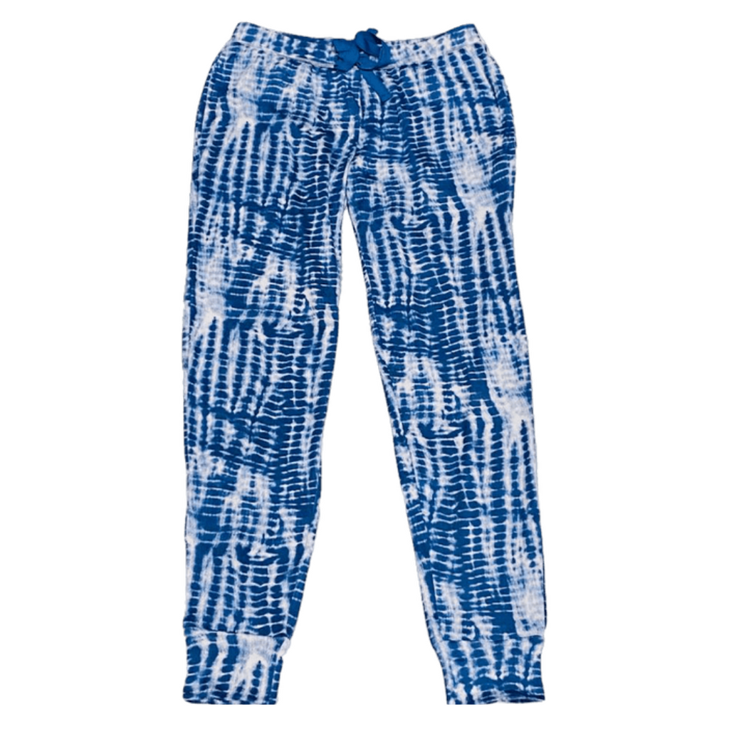 Blue Tie Dye Jogger Pants